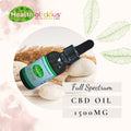 HealthOlicious CBD Oil Tinctures 30 mL 1500 mg Full Spectrum